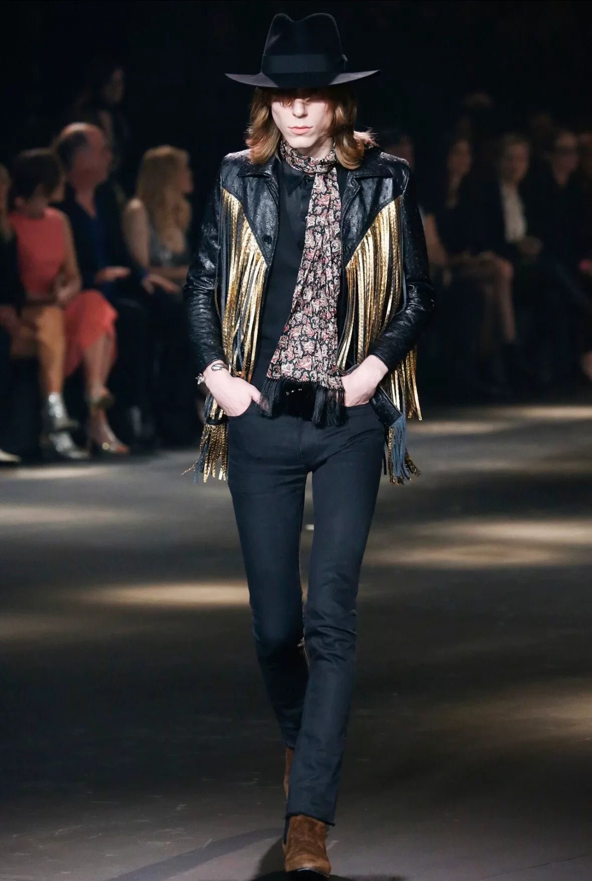 Saint Laurent Black Silk Shirt Size 37