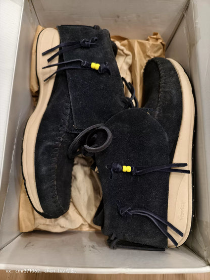 VISVIM 19SS FBT Navy Low-Top Sneakers