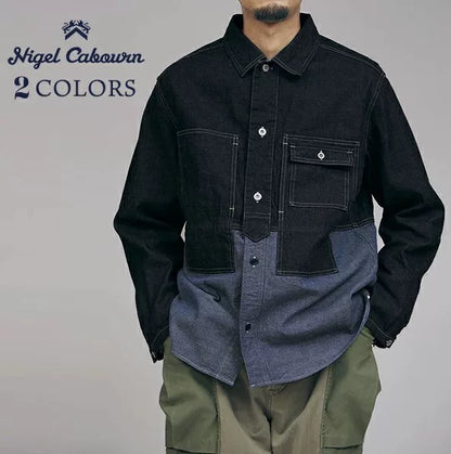 Nigel Cabourn Utility Vintage Denim Shirt