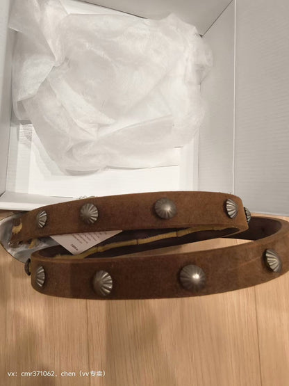 VISVIM 15SS Concho Belt 20MM