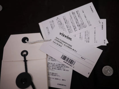 Visvim Coverall N.D G.Cords Jacket