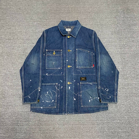 WTAPS 15AW RAILWAY Splatter Denim Jacket