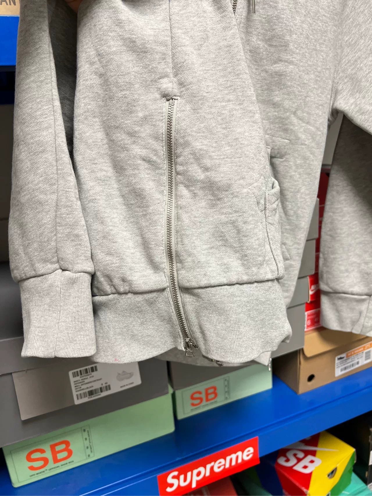 Acne Studios Side Zip Hooded Sweatshirt