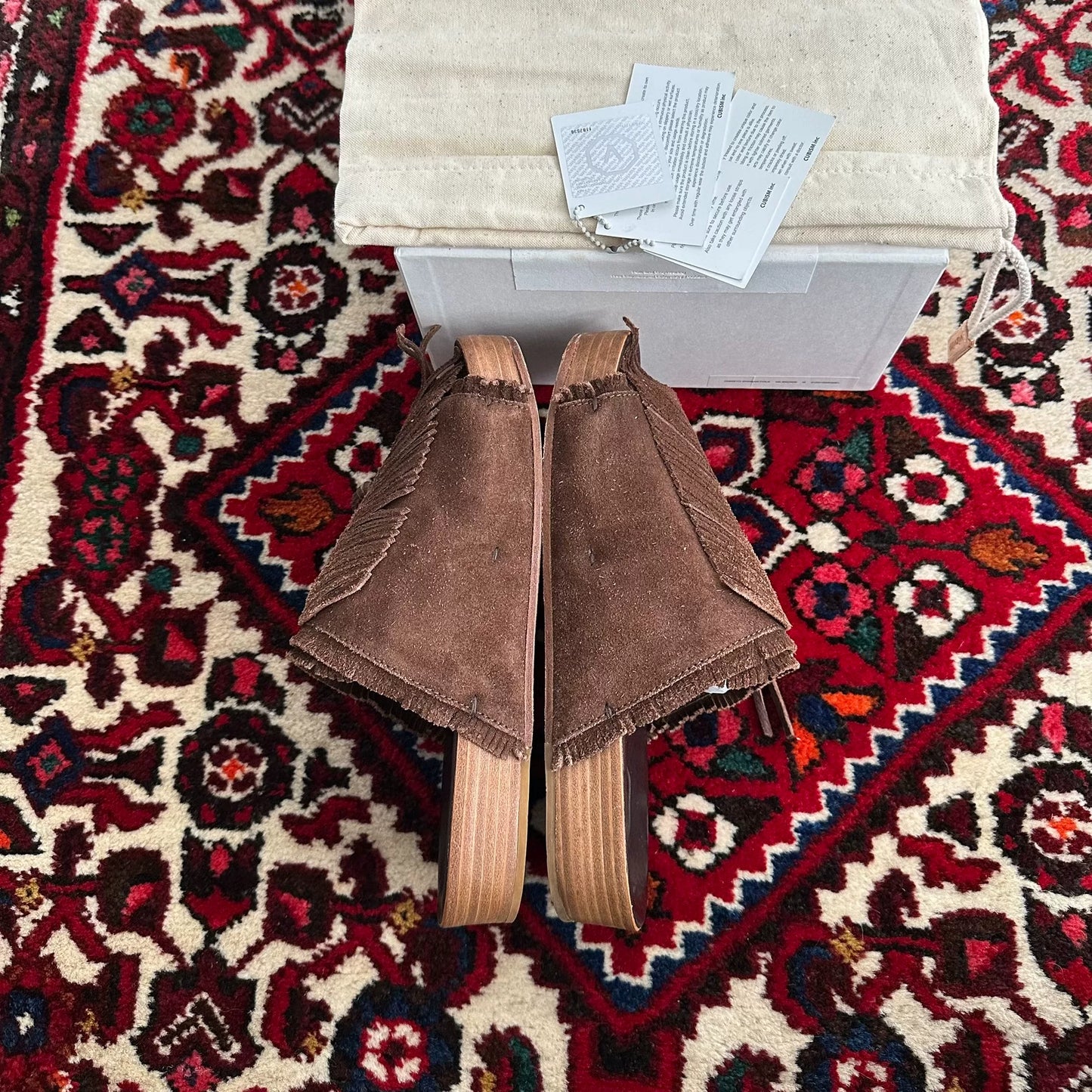 visvim shaman-folk sandals size M