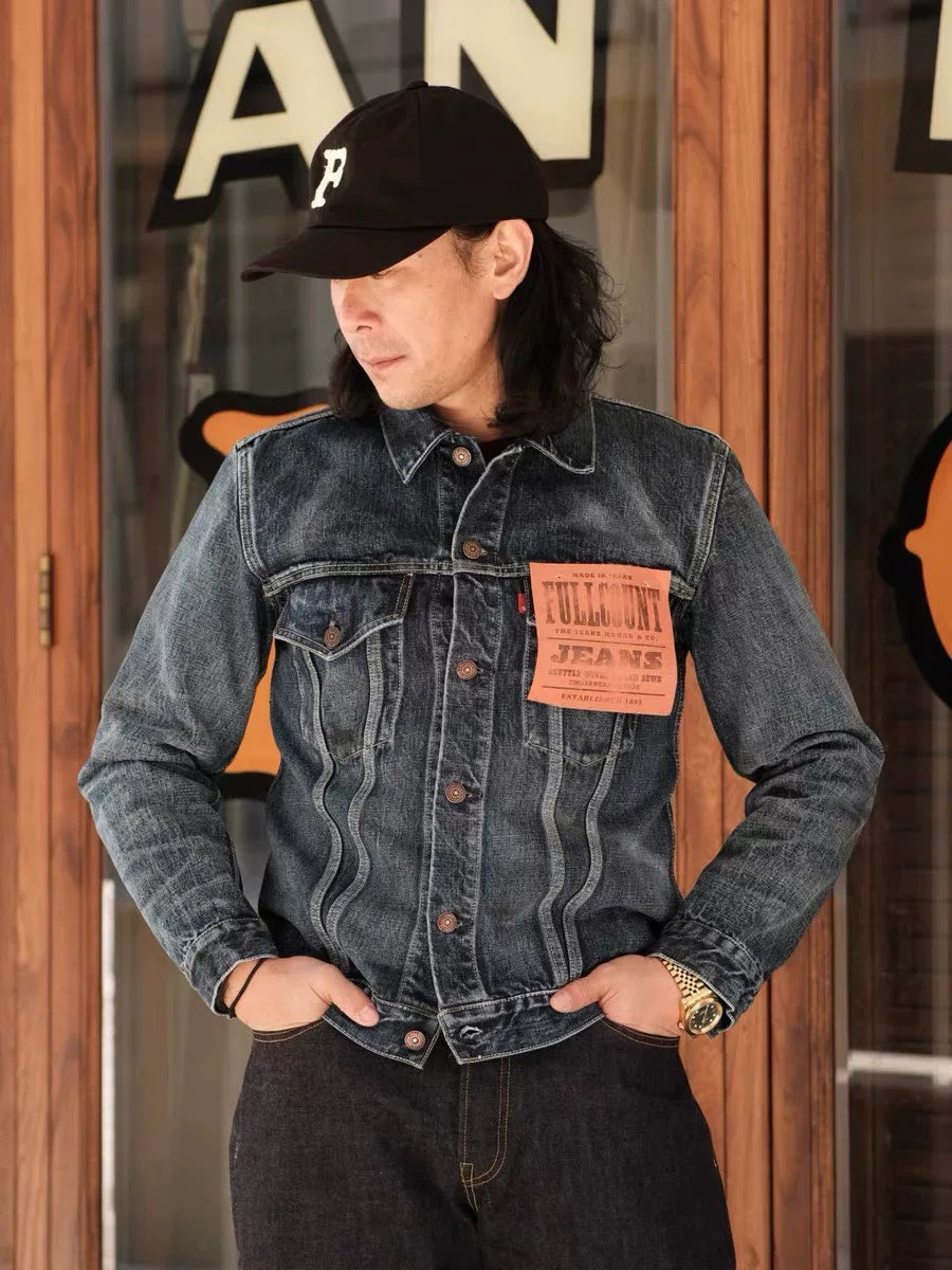 FULLCOUNT 3rd Gen 15.5oz Distressed Denim Jacket