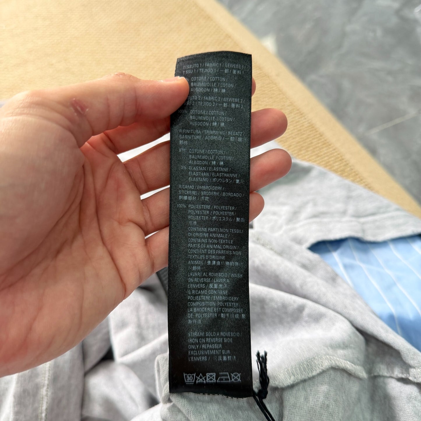 Balenciaga Gray Long Sleeve Shirt