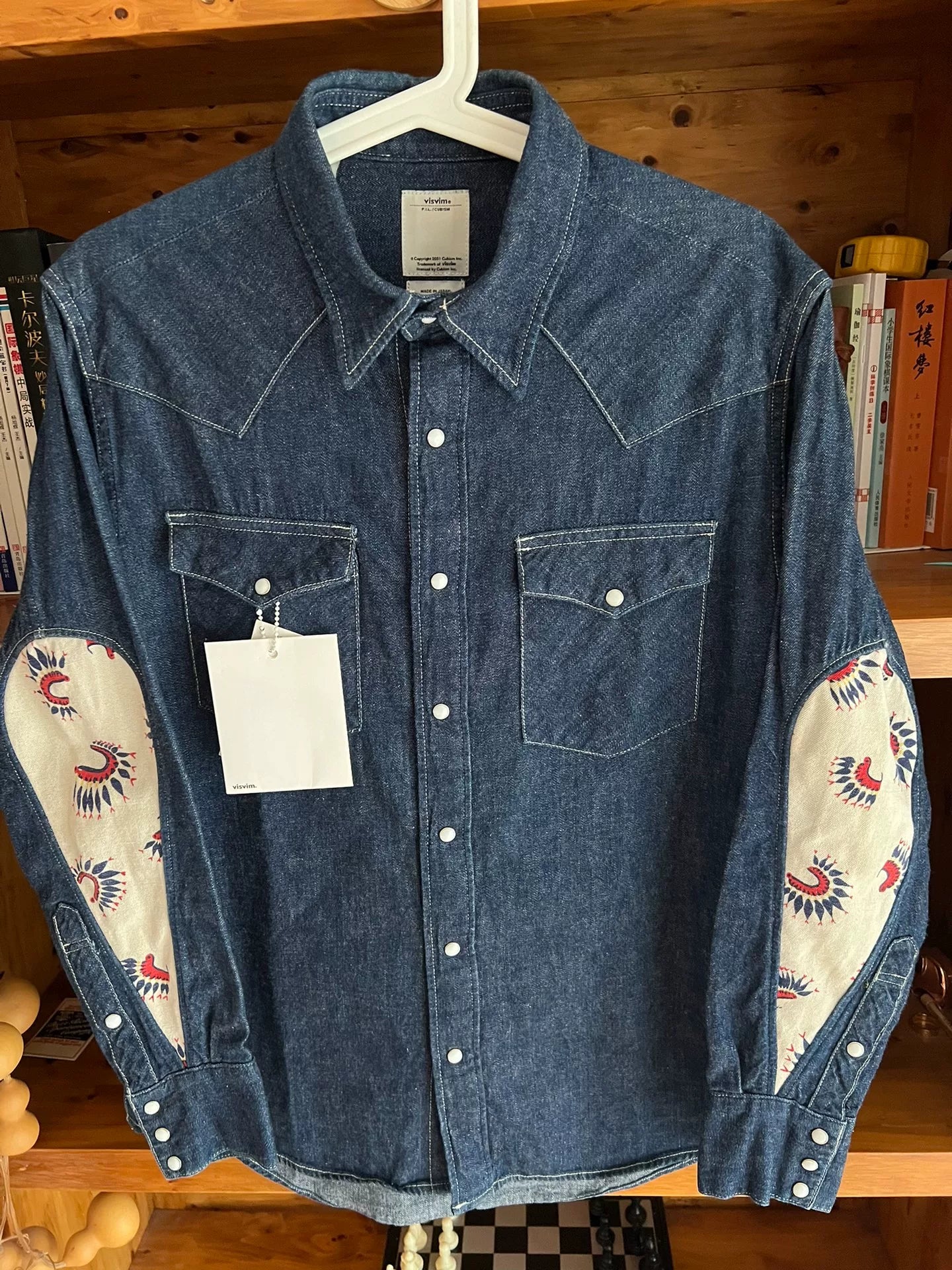 visvim indian water drop denim shirt