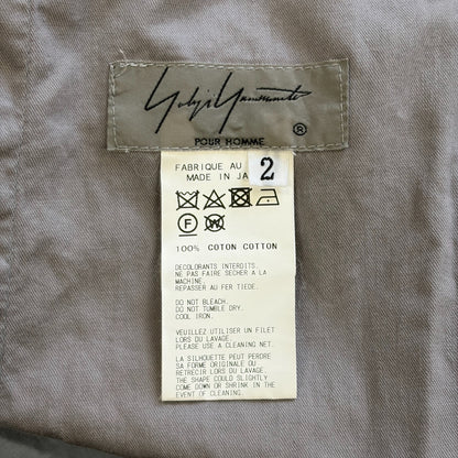 Yohji Yamamoto 2018SS Gray Harem Pants