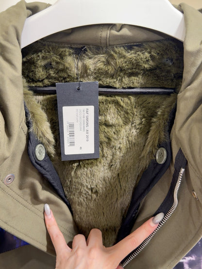 Raf Simons Green Oversized Coat