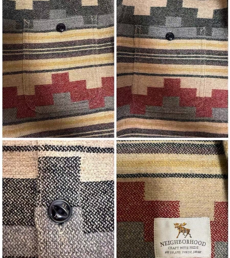 Neighborhood Wool Carpet Cloth Shirt Jacket