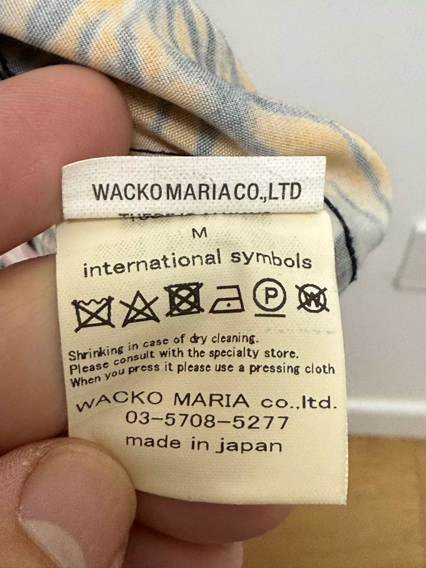 WACKO MARIA x OUTRAGEDOM Tiger Shirt