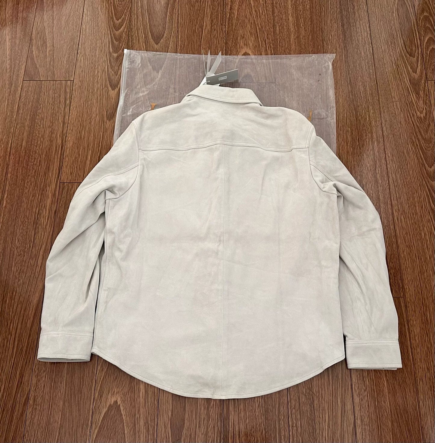 kith sheepskin suede apollo shirt