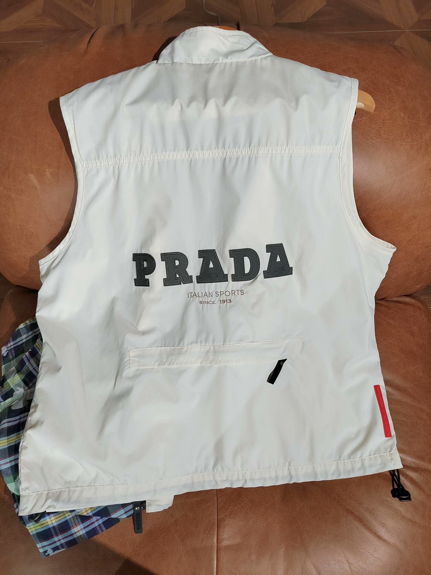 Prada White Sports Vest for Men