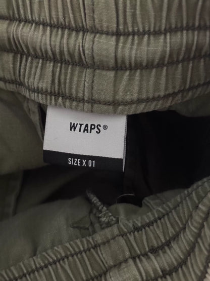 wtaps 18aw smock cargo pants in green