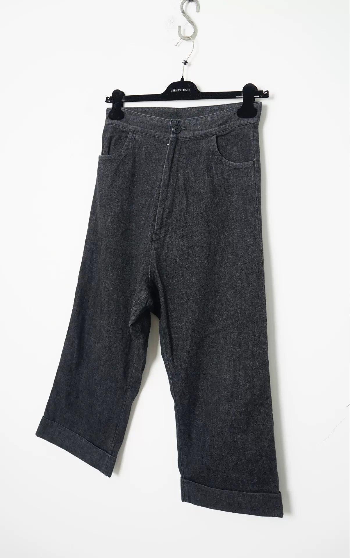 Yohji Yamamoto Hakama Denim Wide-Leg Pants