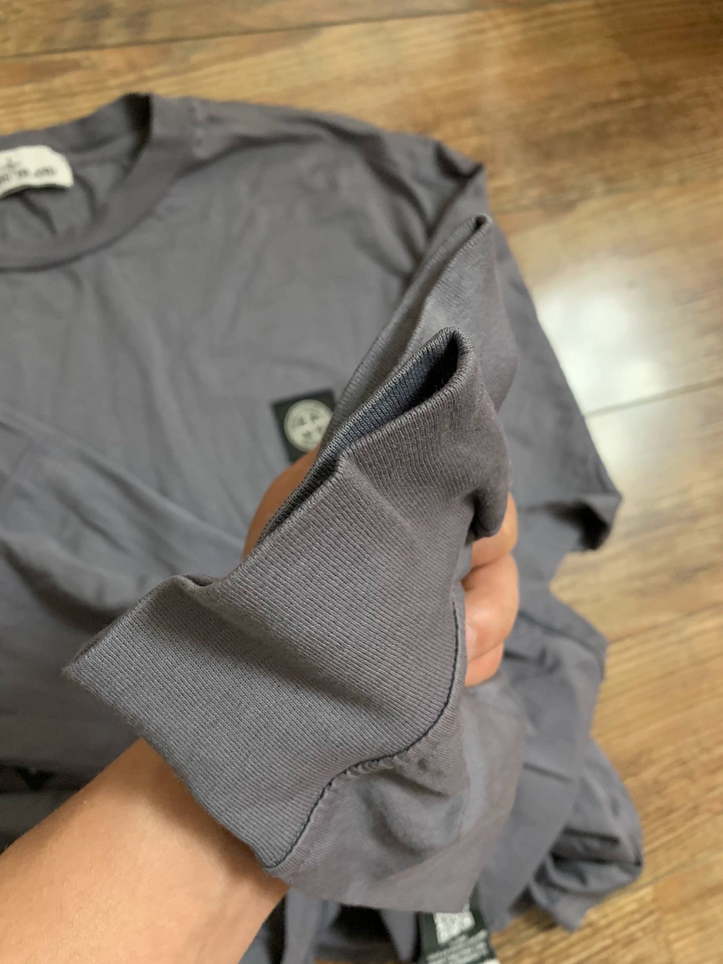 stone island men's long sleeve sweatshirt t-shirt