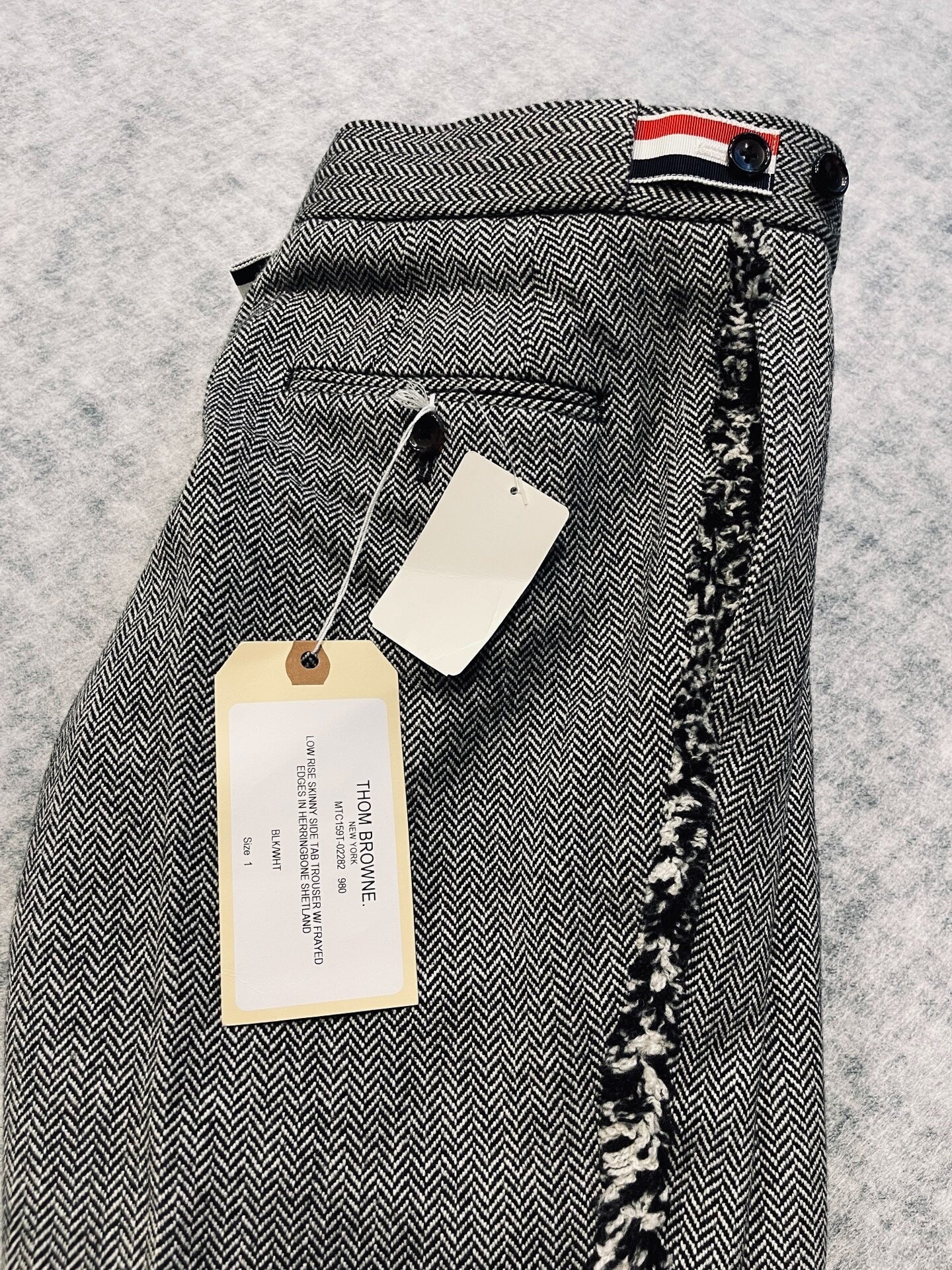 Thom Browne Low Rise Wool Suit Trousers