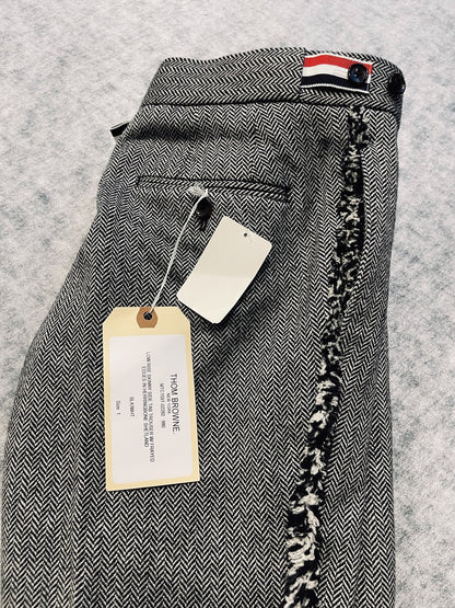 Thom Browne Low Rise Wool Suit Trousers