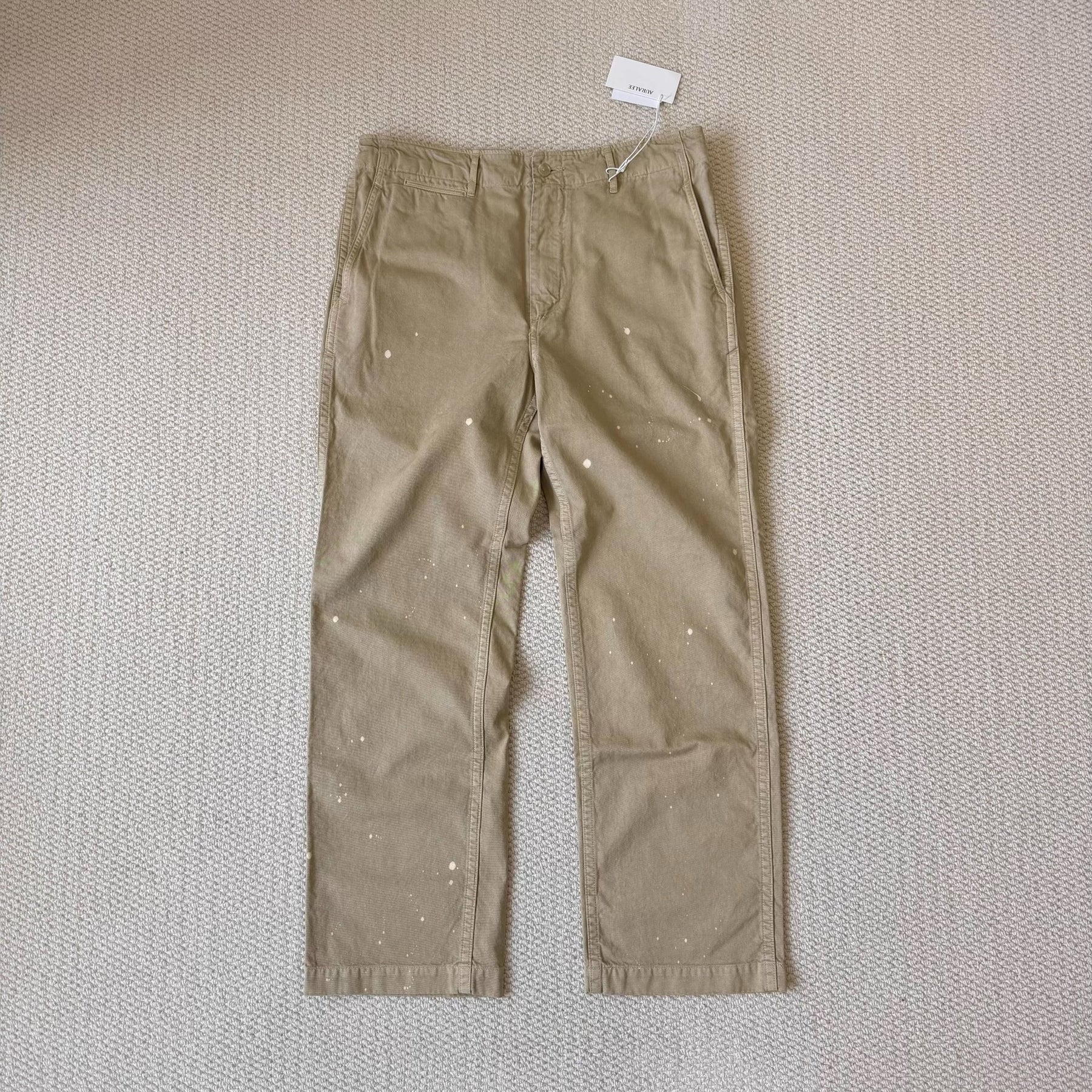 AURALEE FINX LIGHT CHINO PANTS