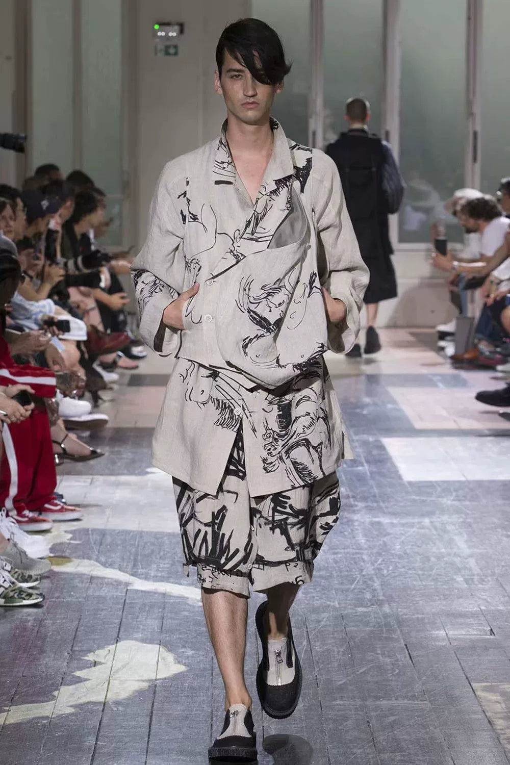 Yohji Yamamoto S/S 2018 Graffiti Shirt Jacket