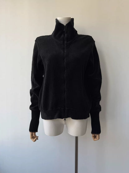 yohji yamamoto y's black velvet jacket