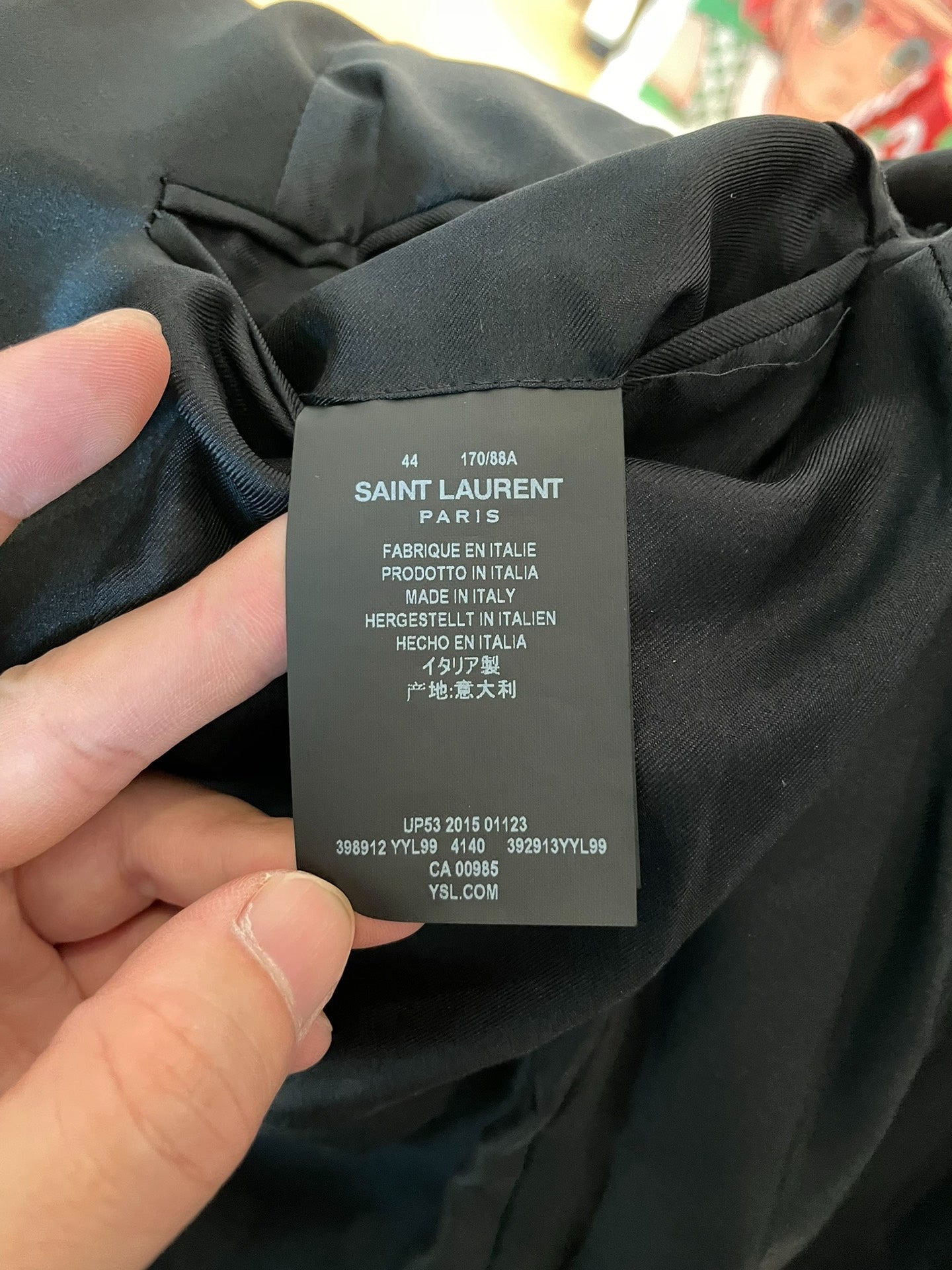 Saint Laurent Dark Blue Suit