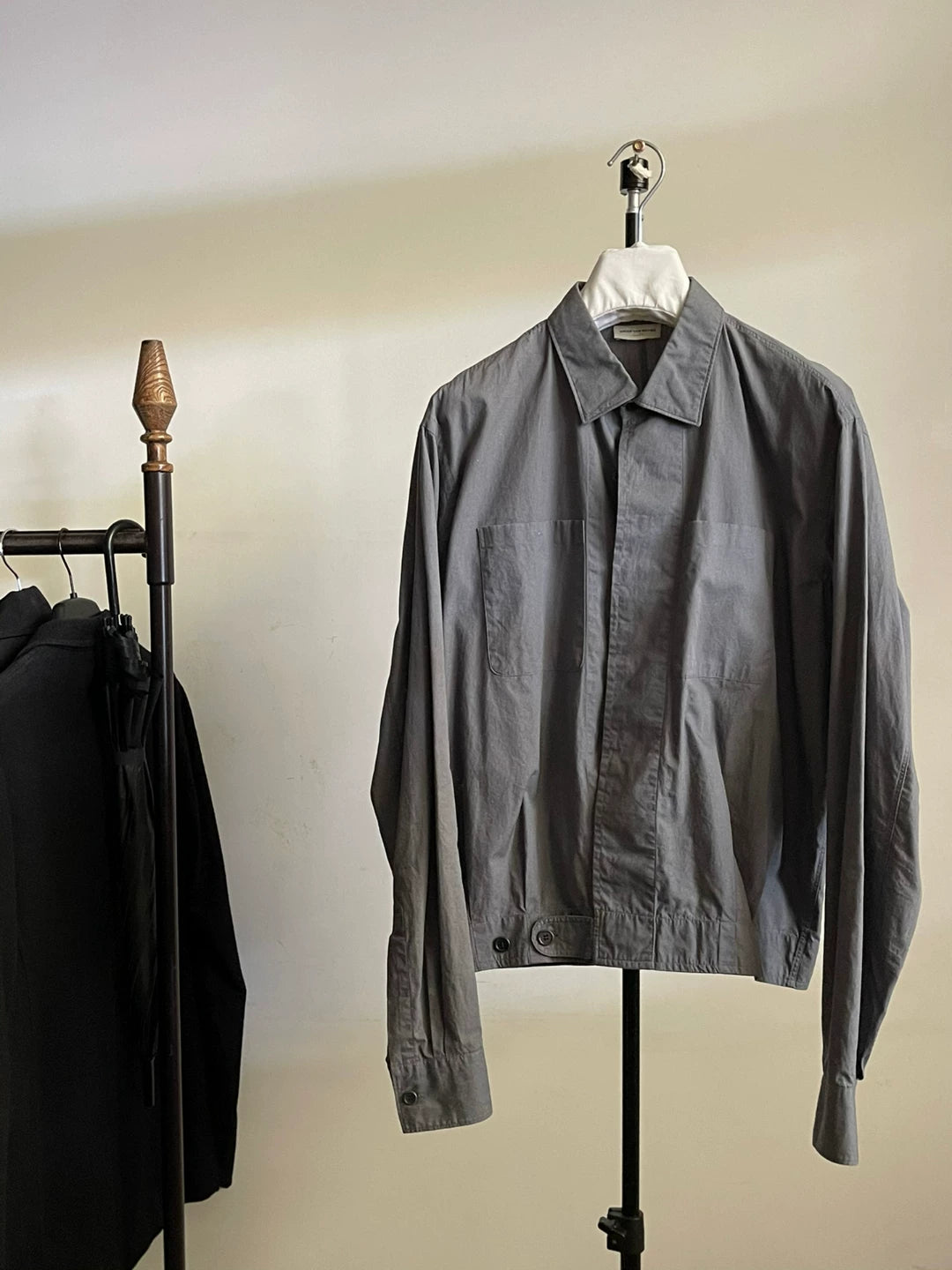 Dries Van Noten Boxy Cotton Jacket Shirt