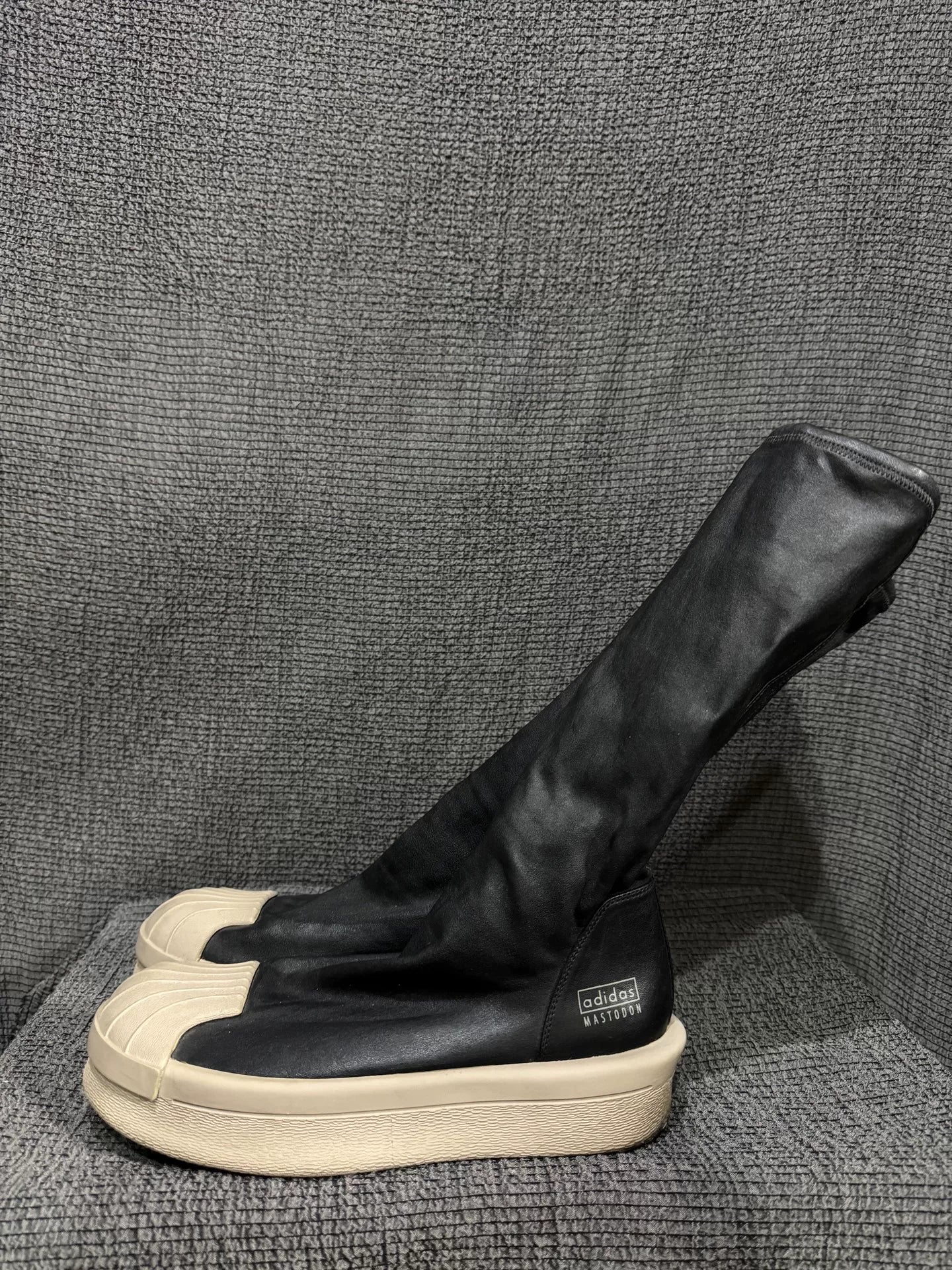 Rick Owens x Adidas High-Top Shell-Toe Boots