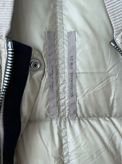 rick owens color-block down puffer jacket