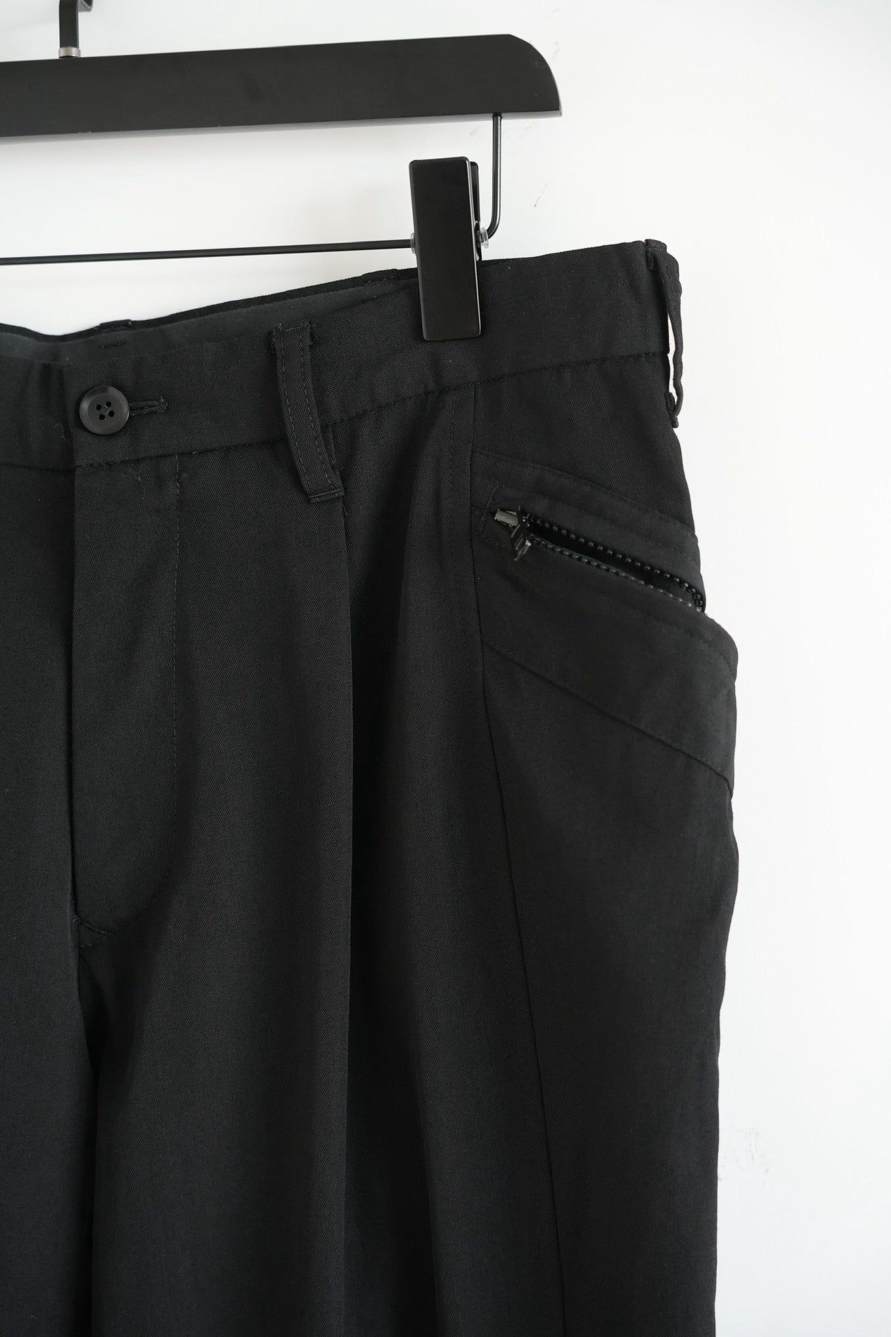 Yohji Yamamoto 13AW Side Zip Wool Trousers