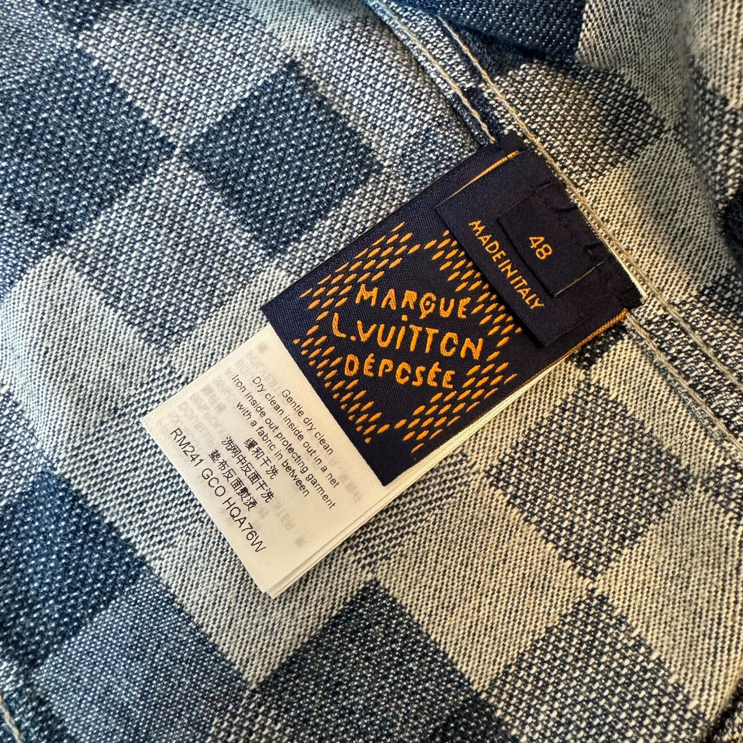 louis vuitton blue denim jacket 2024