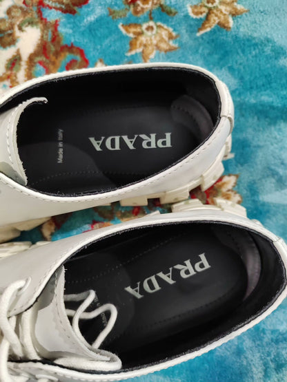 Prada Studded Chunky Derby Shoes