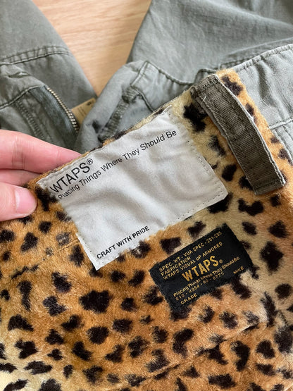 WTAPS OD Leopard Ripstop Cropped Pants