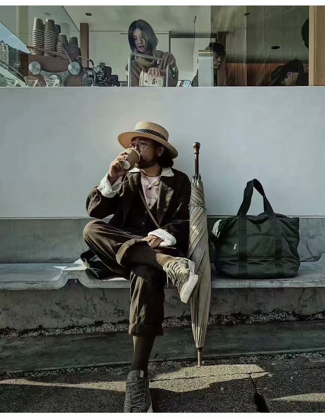 VISVIM 18SS LLOYD BOATER HAT