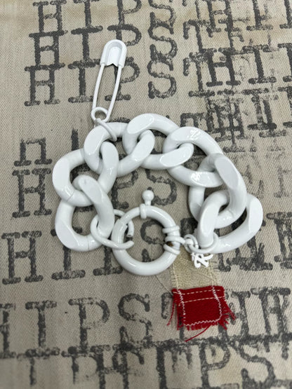 Raf Simons White Painted Bracelet