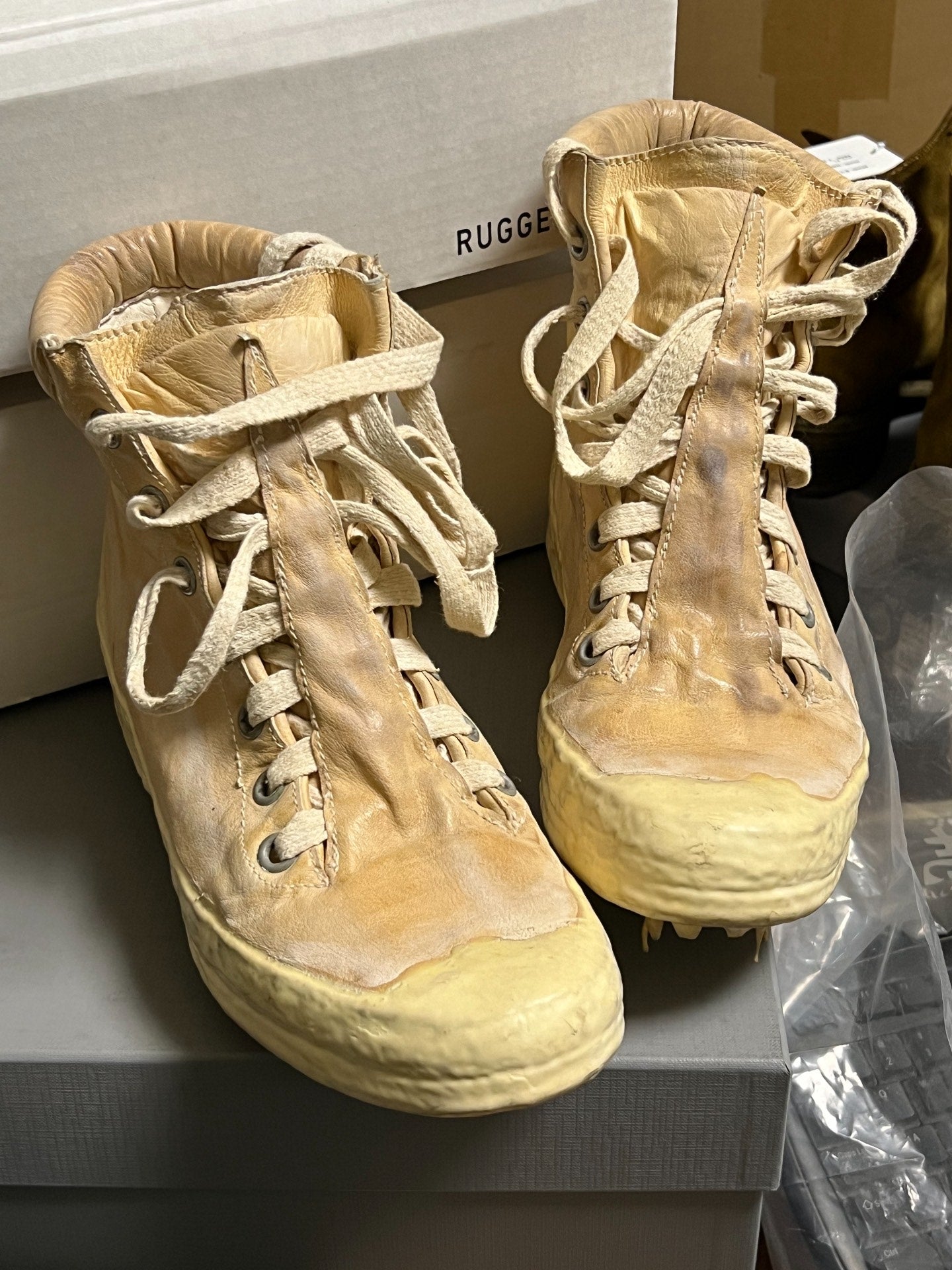 Carol Christian Poell Drip Rubber Sneakers