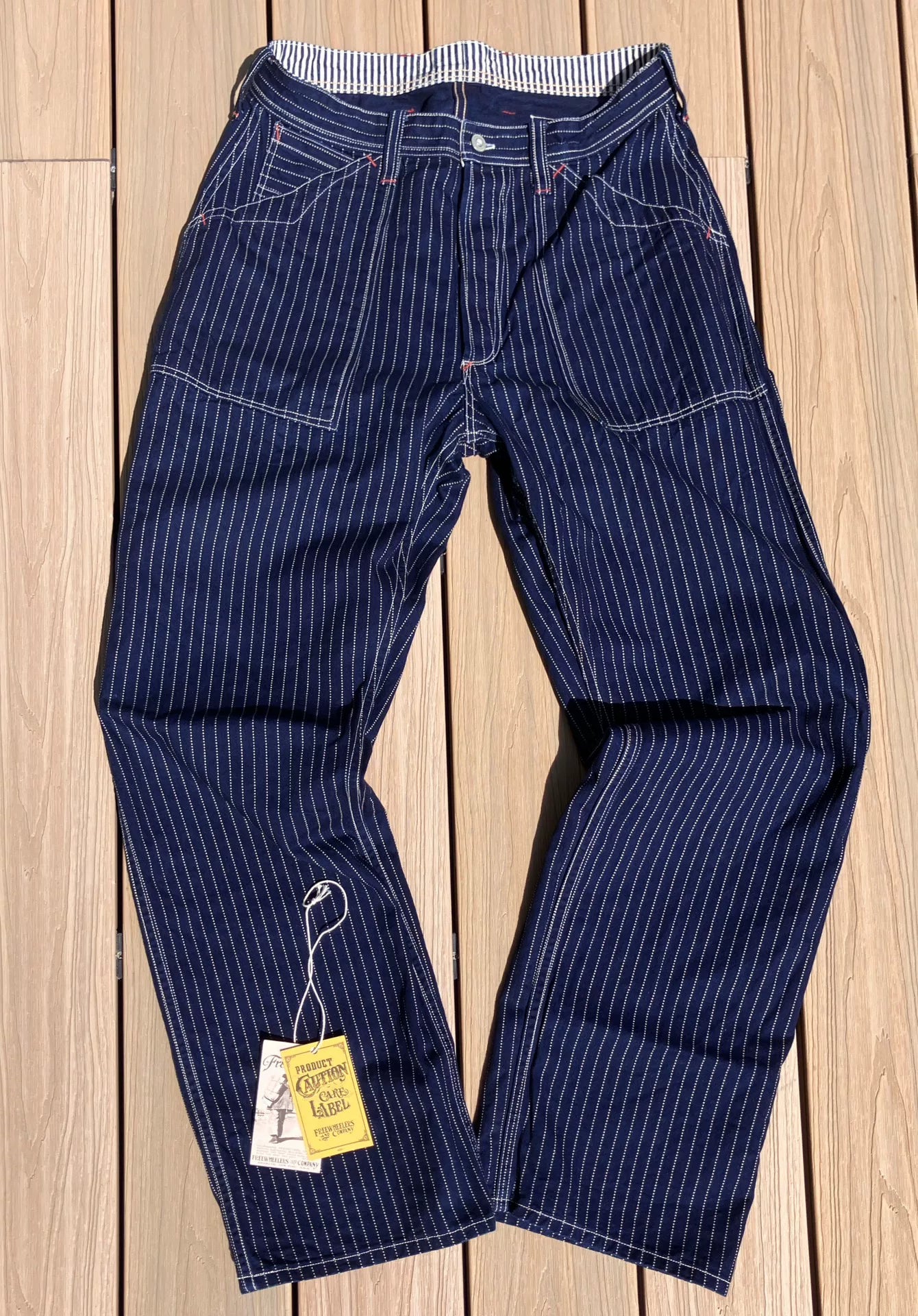 vintage High-Waisted Work Pants