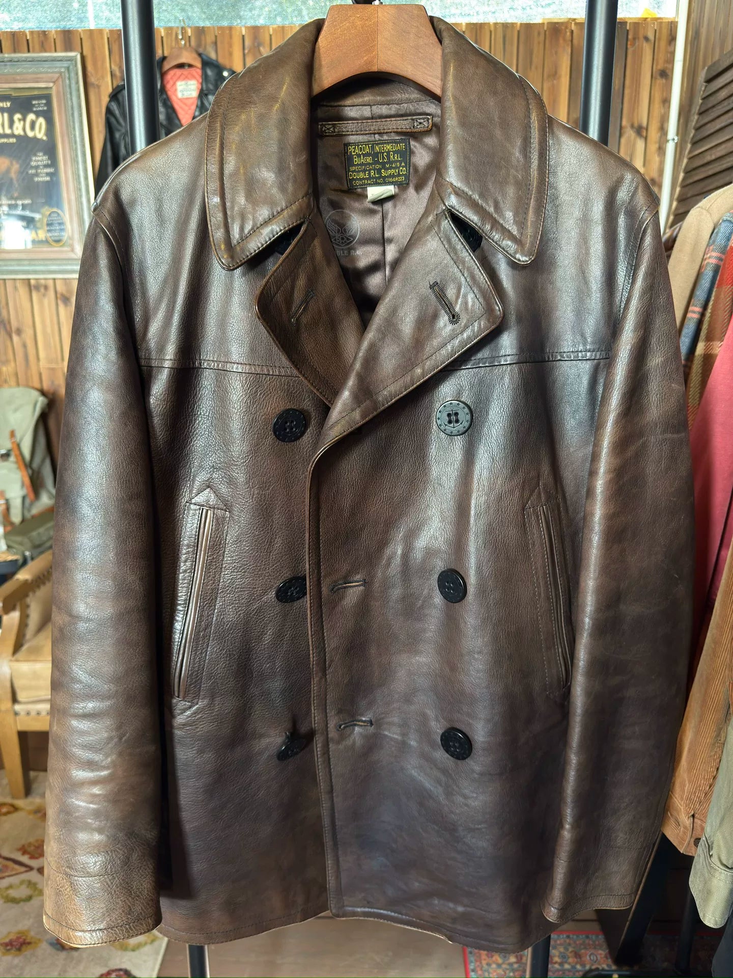 RRL Double RL 740 Leather Jacket
