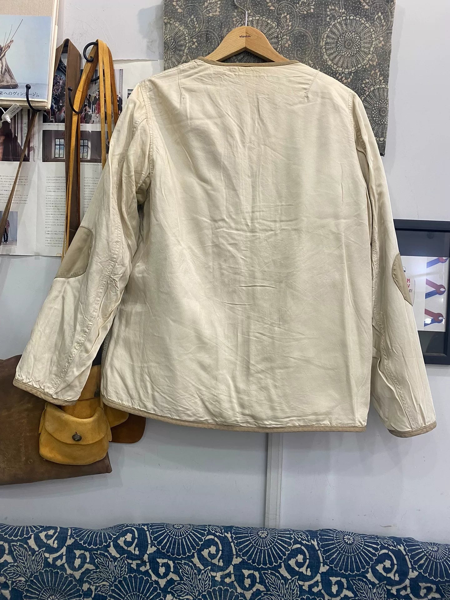 visvim 19aw iris liner jacket beige