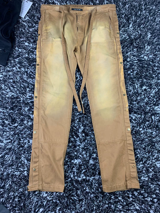 fear of god canvas work pants XL