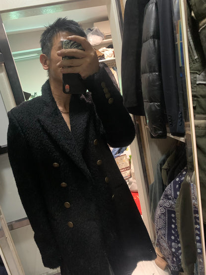 saint laurent fur coat size 46