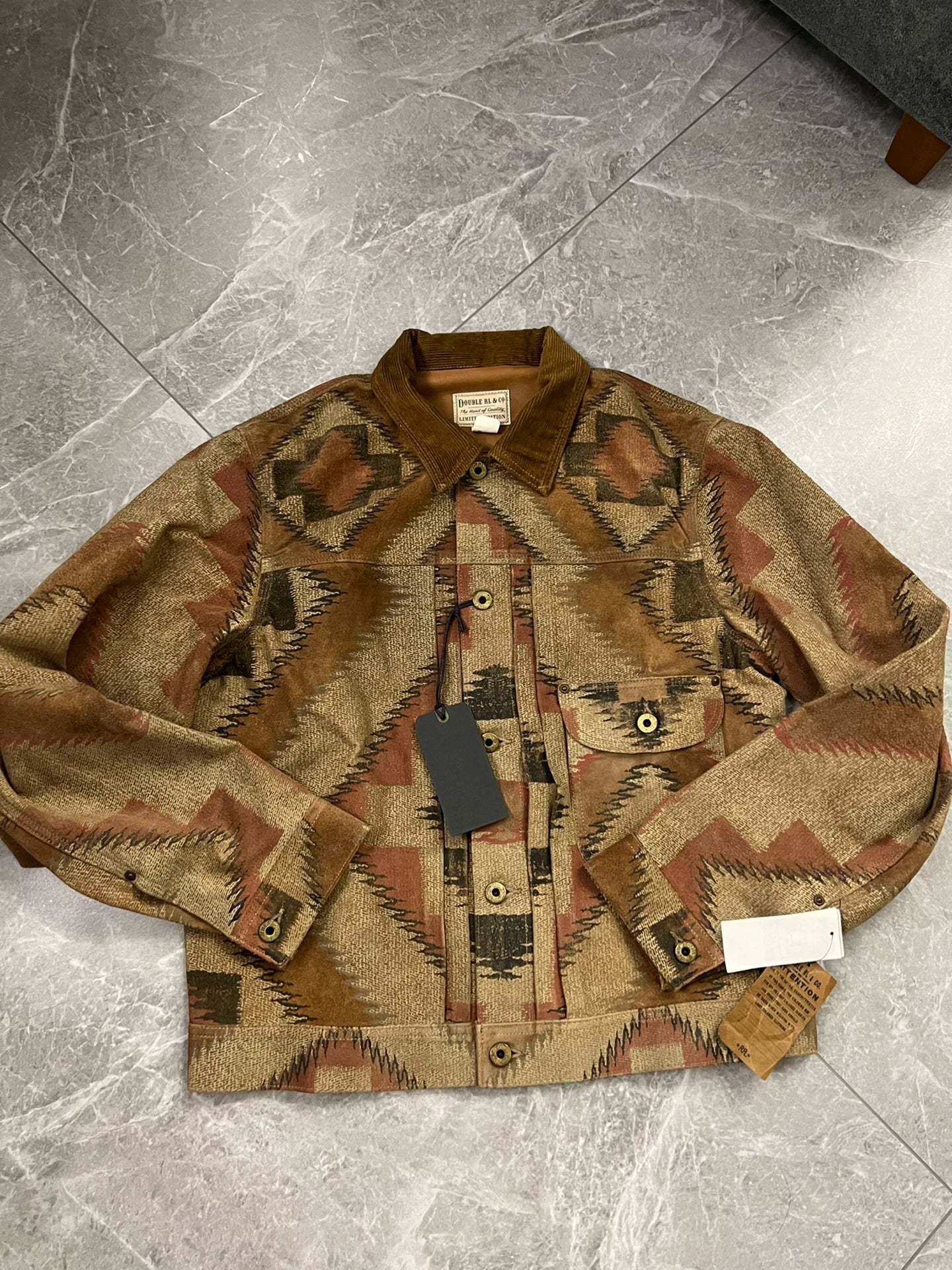 limited edition rrl leather jacket