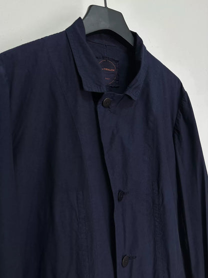 blue dyed cotton jacket from Vidalenc