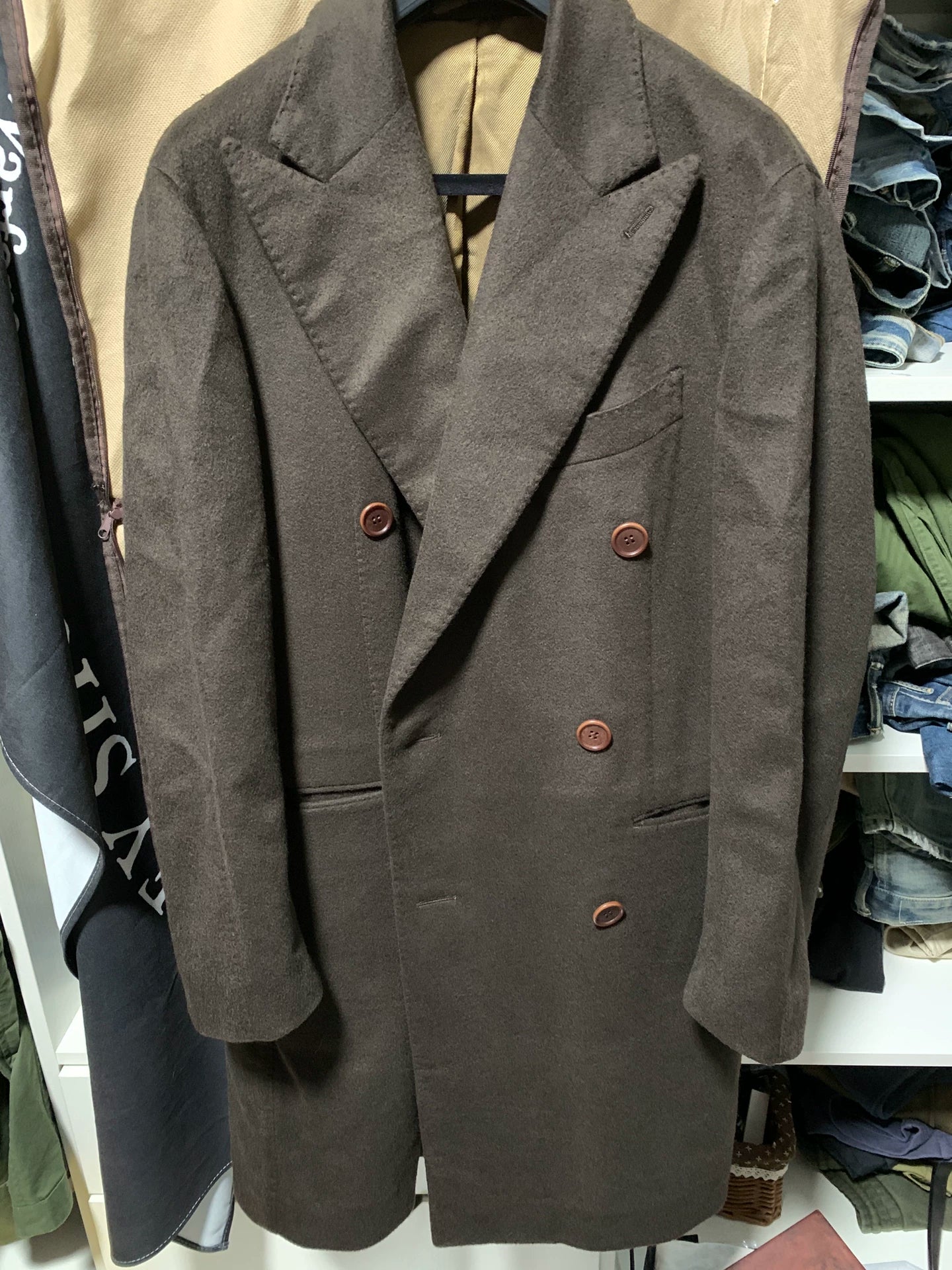 luxurious cashmere overcoat from stile latino
