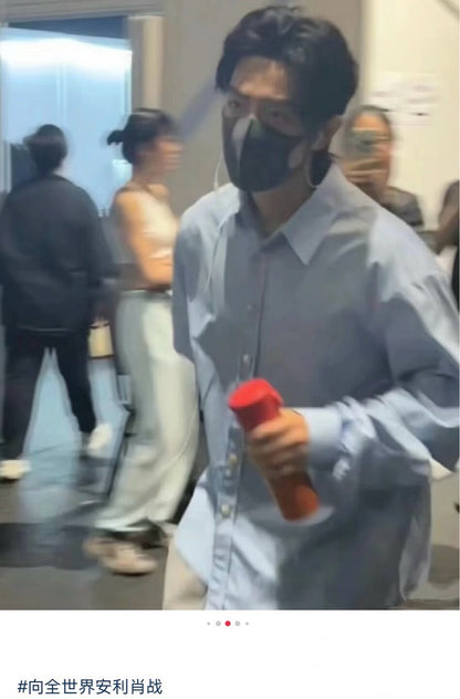 dior light blue embroidered cd bee shirt