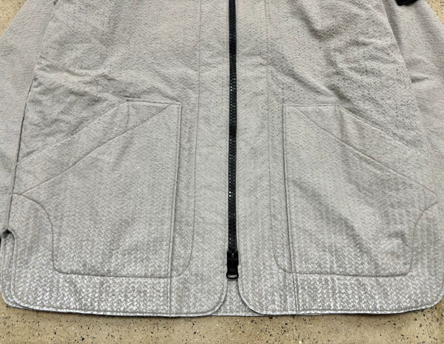 stone island reflective hooded jacket M size