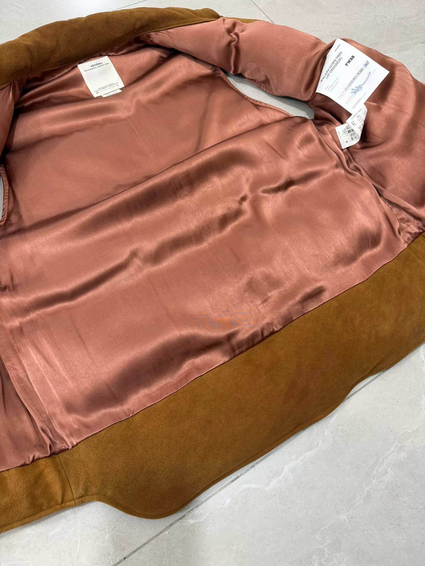 VISVIM WALKER DOWN VEST (JP DEERSKIN)