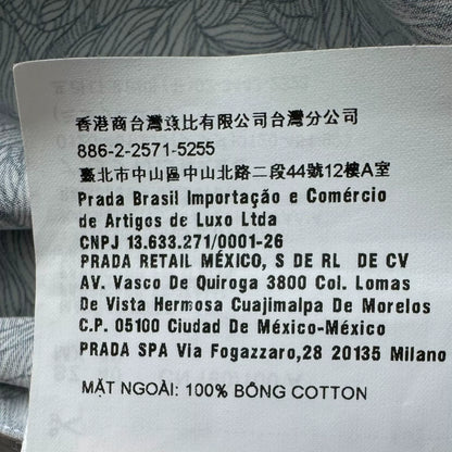 Prada SS20 Floral Short Sleeve Shirt