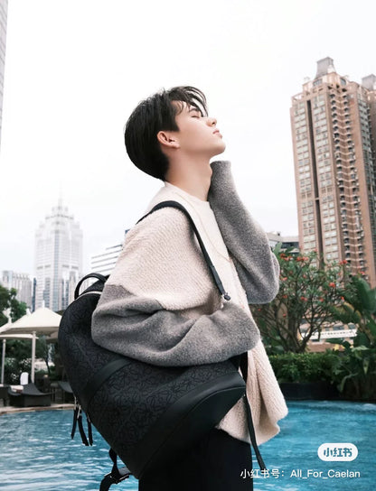 LOEWE Colorblock Cashmere Blend Sweater