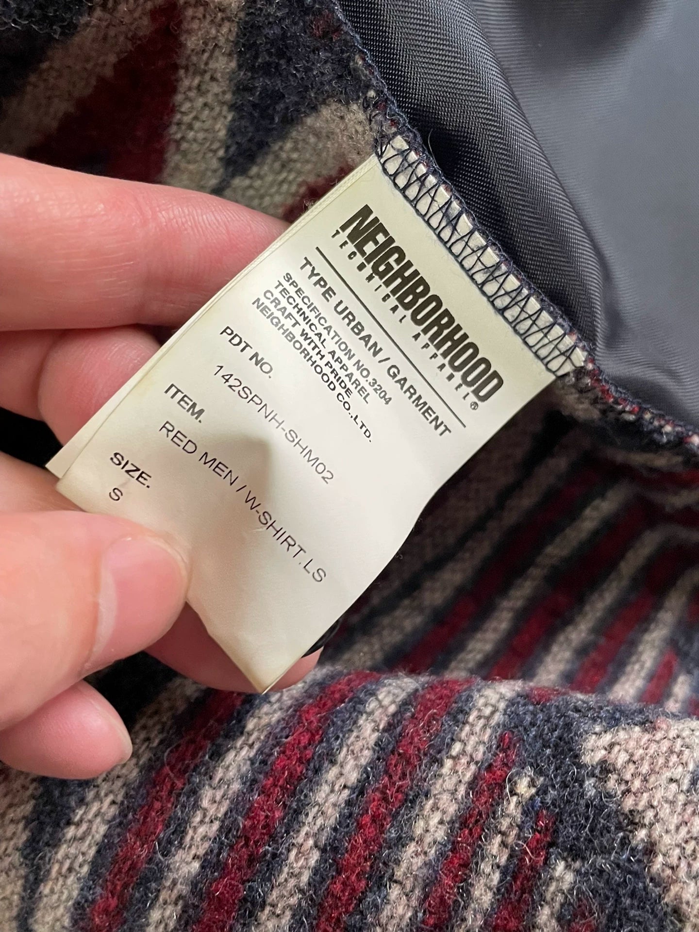 neighborhood red ethnic style jacket